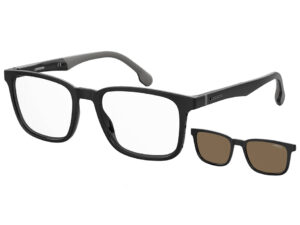 نظارة طبية مع عدسات شمسي CARRERA للرجال مستطيل لون أسود - 8045/CS 807/SP