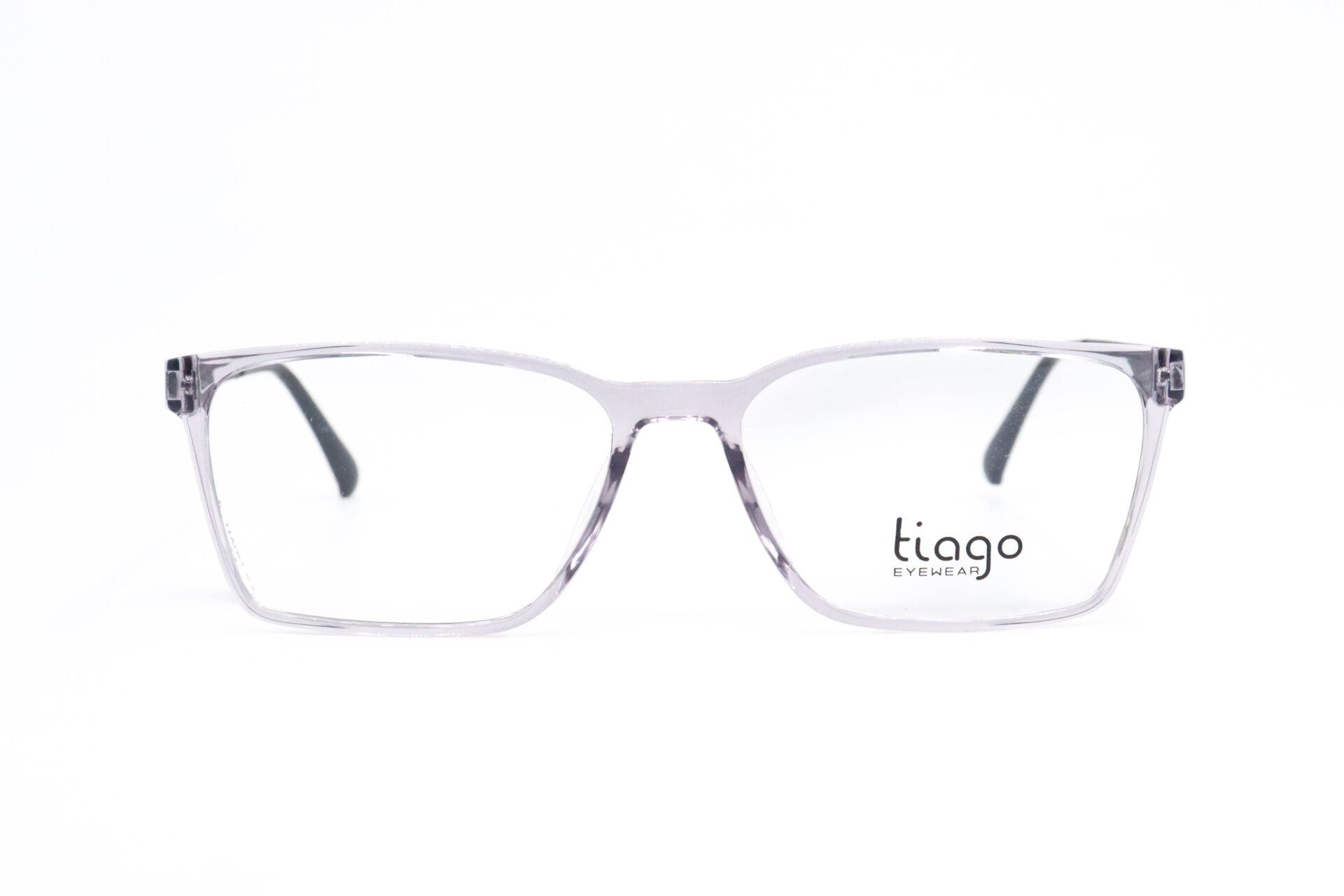 اطار طبي TIAGO للرجال مستطيل رمادي شفاف - IP1029 C2