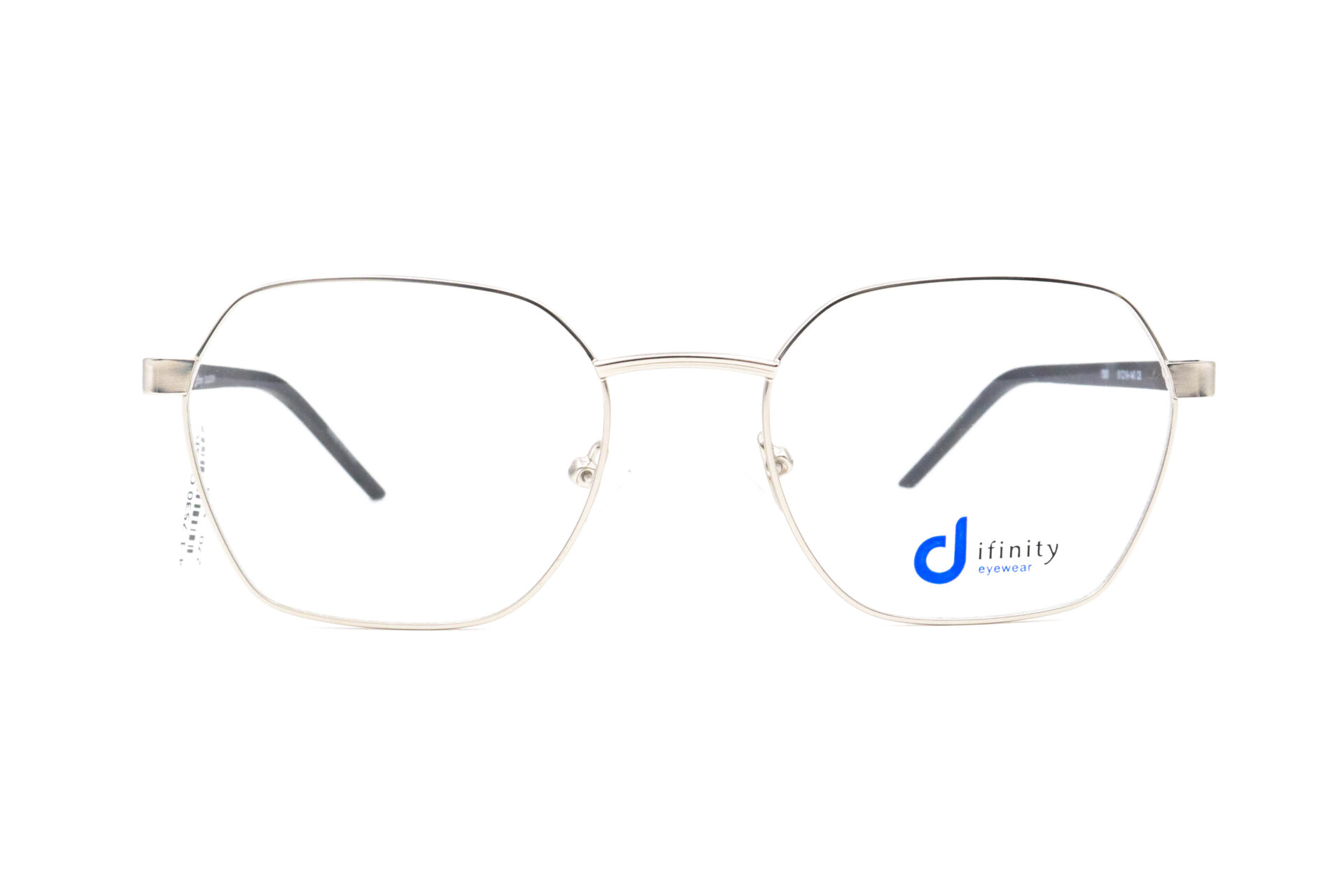 اطار طبي DIFINITY مع عدسات حماية من الأشعة الزرقاء للرجال والنساء مربع لون فضي و أسود - 7530 C6