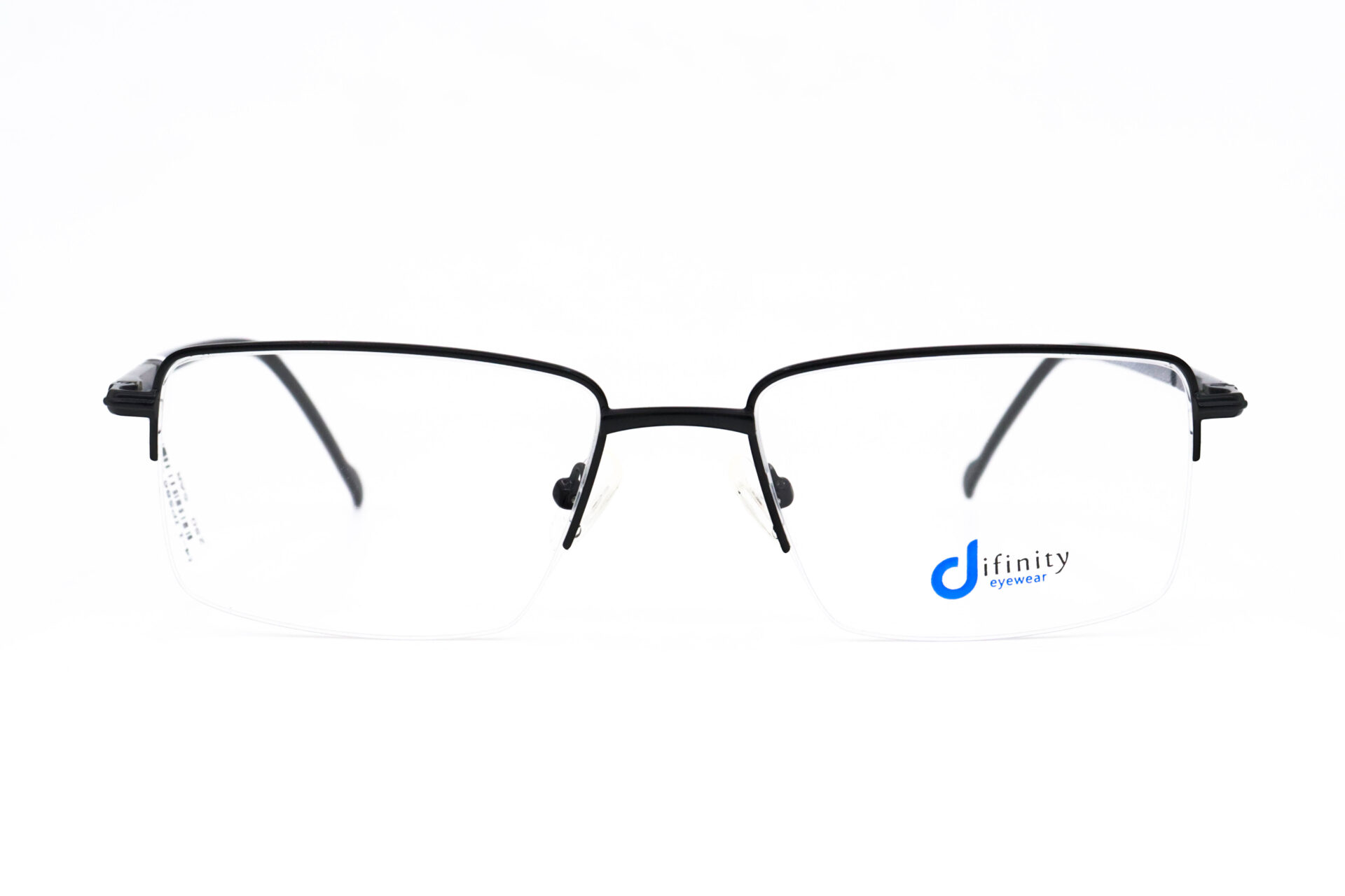 اطار طبي DIFINITY مع عدسات حماية من الأشعة الزرقاء للرجال مستطيل لون أسود - IP586 C1