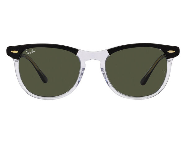 نظارة شمسية RAYBAN للنساء بيضاوي لون أسود و شفاف - RB2398 129431