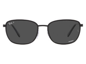 نظارة شمسية RAYBAN للرجال مستطيل لون أسود - RB3705 002K8