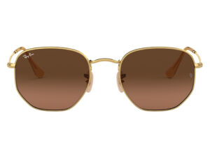 نظارة شمسية RAYBAN للرجال والنساء مربع لون ذهبي - RB3548N 912443