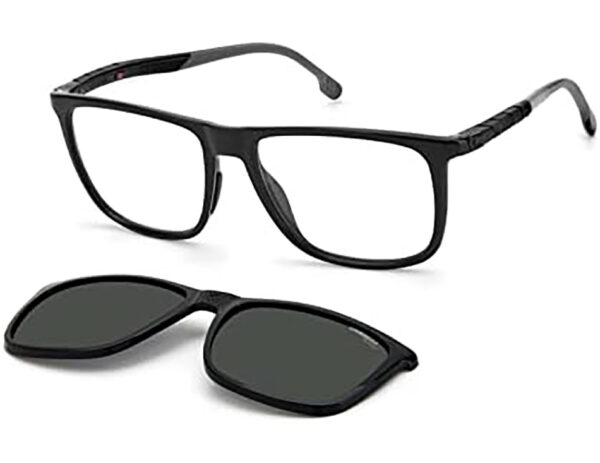 نظارة طبية مع عدسات شمسي CARRERA للرجال مستطيل لون أسود - 16/CS 807/M9