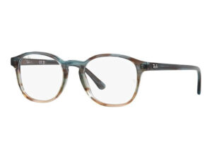 اطار طبي RAYBAN للرجال والنساء مستطيل لون بيج - RX5417 8252