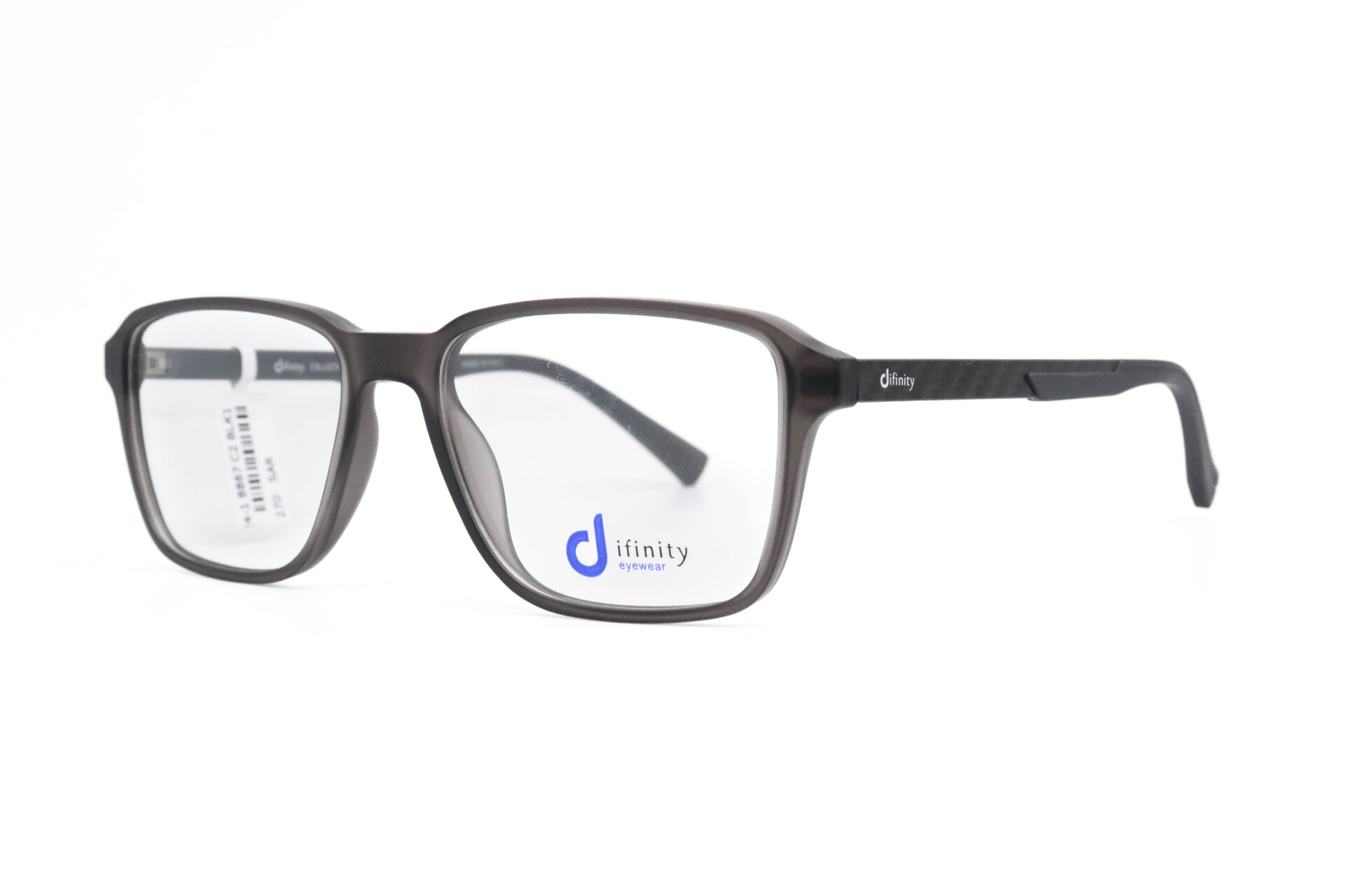 اطار طبي DIFINITY للرجال مستطيل لون رمادي - 8867 C6