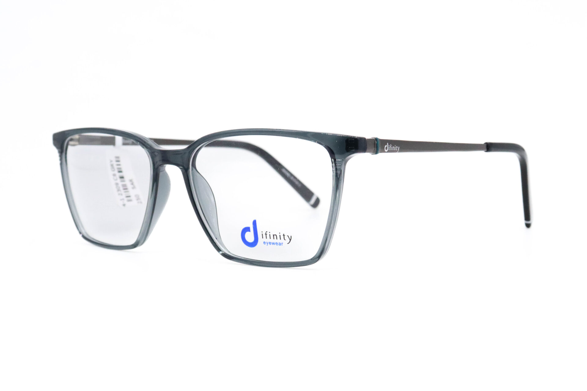 اطار طبي DIFINITY للرجال مستطيل لون رمادي غامق - 2309 C6