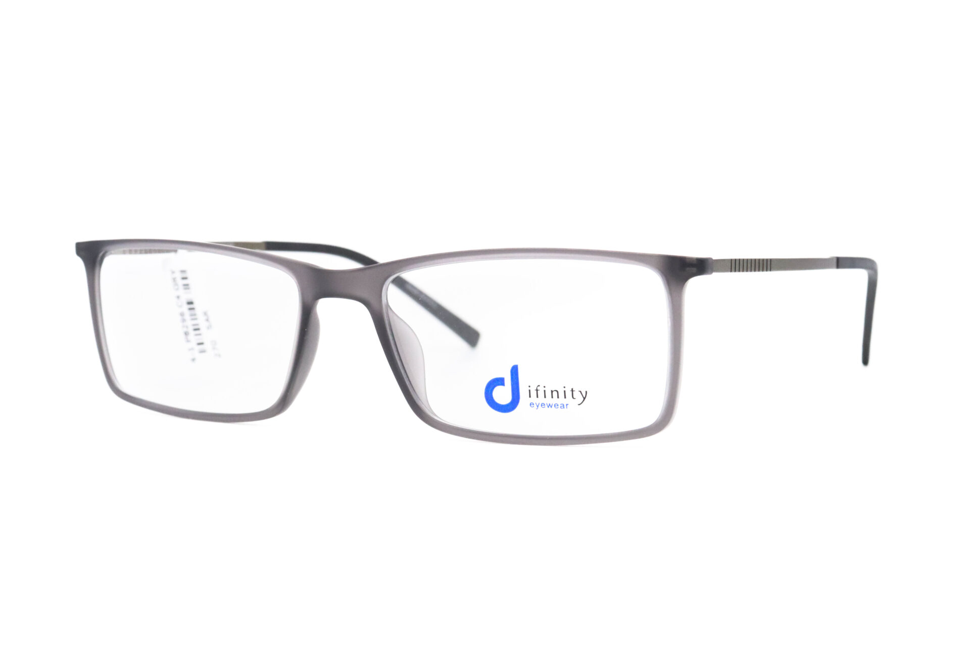 اطار طبي DIFINITY مع عدسات حماية من الأشعة الزرقاء للرجال مستطيل لون رمادي - P8296 C4