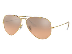 نظارة شمسية RAYBAN للرجال والنساء آفياتو لون ذهبي - RB3025 0013E