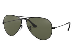 نظارة شمسية RAYBAN للرجال والنساء آفياتو لون أسود - RB3025 00258