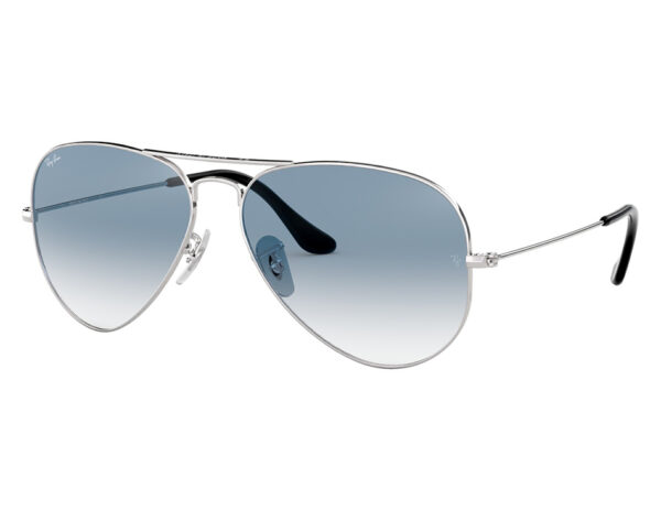 نظارة شمسية RAYBAN للرجال والنساء آفياتو لون فضي - RB3025 0033F