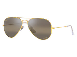 نظارة شمسية RAYBAN للرجال والنساء آفياتو لون ذهبي - RB3025 9196G5