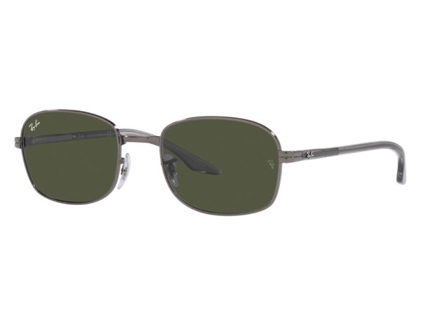 نظارة شمسية RAYBAN للرجال مستطيل لون رمادي غامق - RB3690 00431