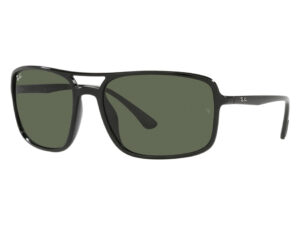 نظارة شمسية RAYBAN للرجال مربع لون أسود - RB4375 60171