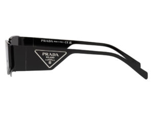 نظارة شمسية PRADA للنساء مستطيل لون أسود - PR58ZS 1AB06L