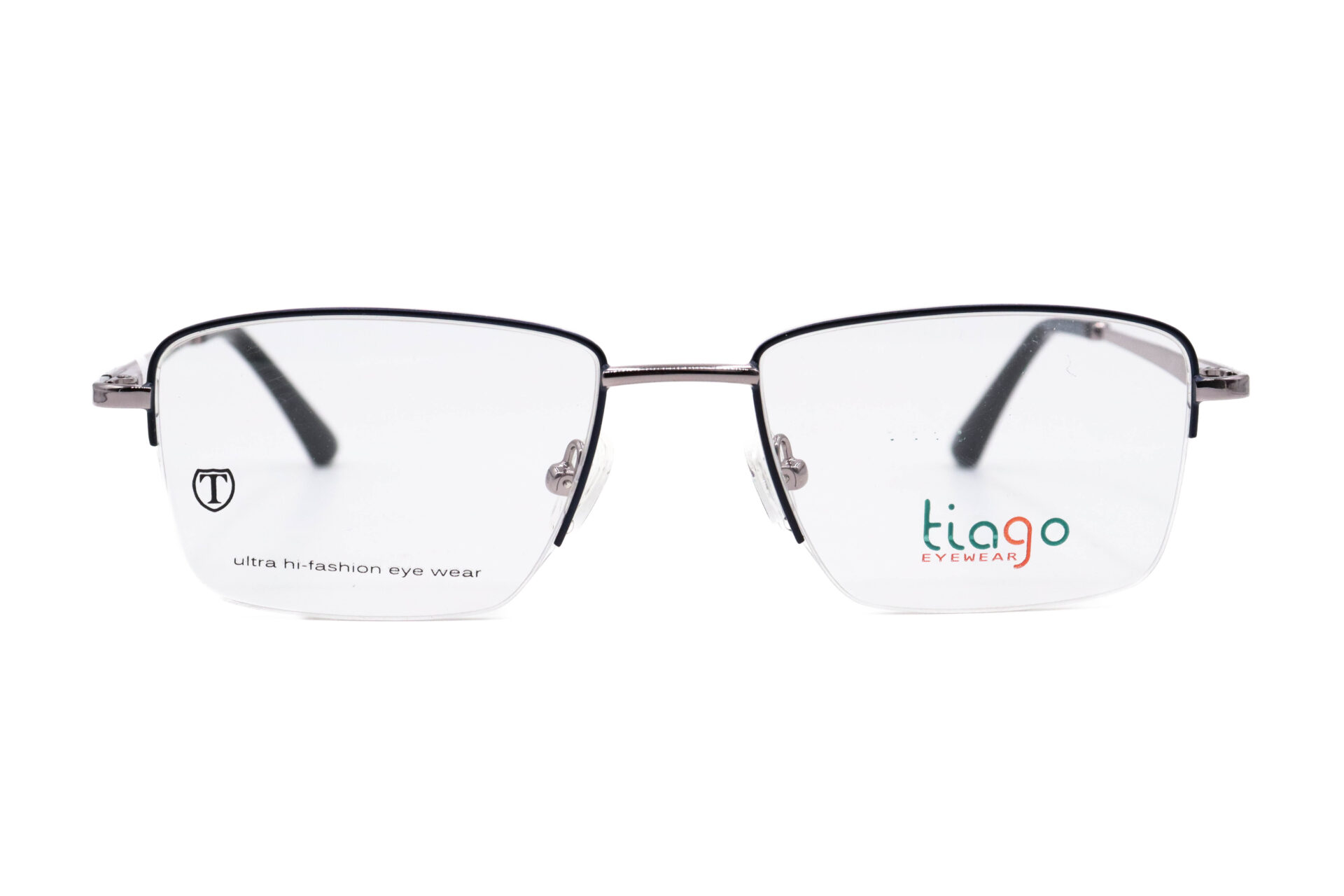 اطار طبي TIAGO للرجال مستطيل لون فضي - X1648 C3