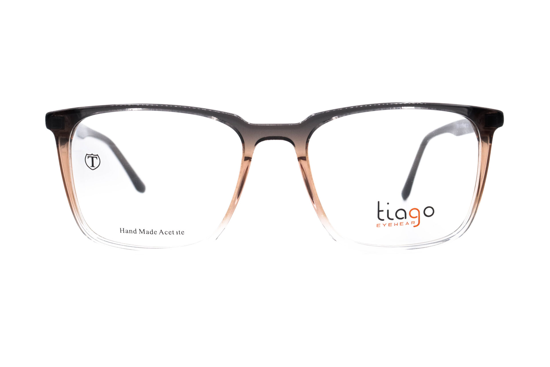 اطار طبي TIAGO للرجال مستطيل لون تدرجات البني - 7309 C6