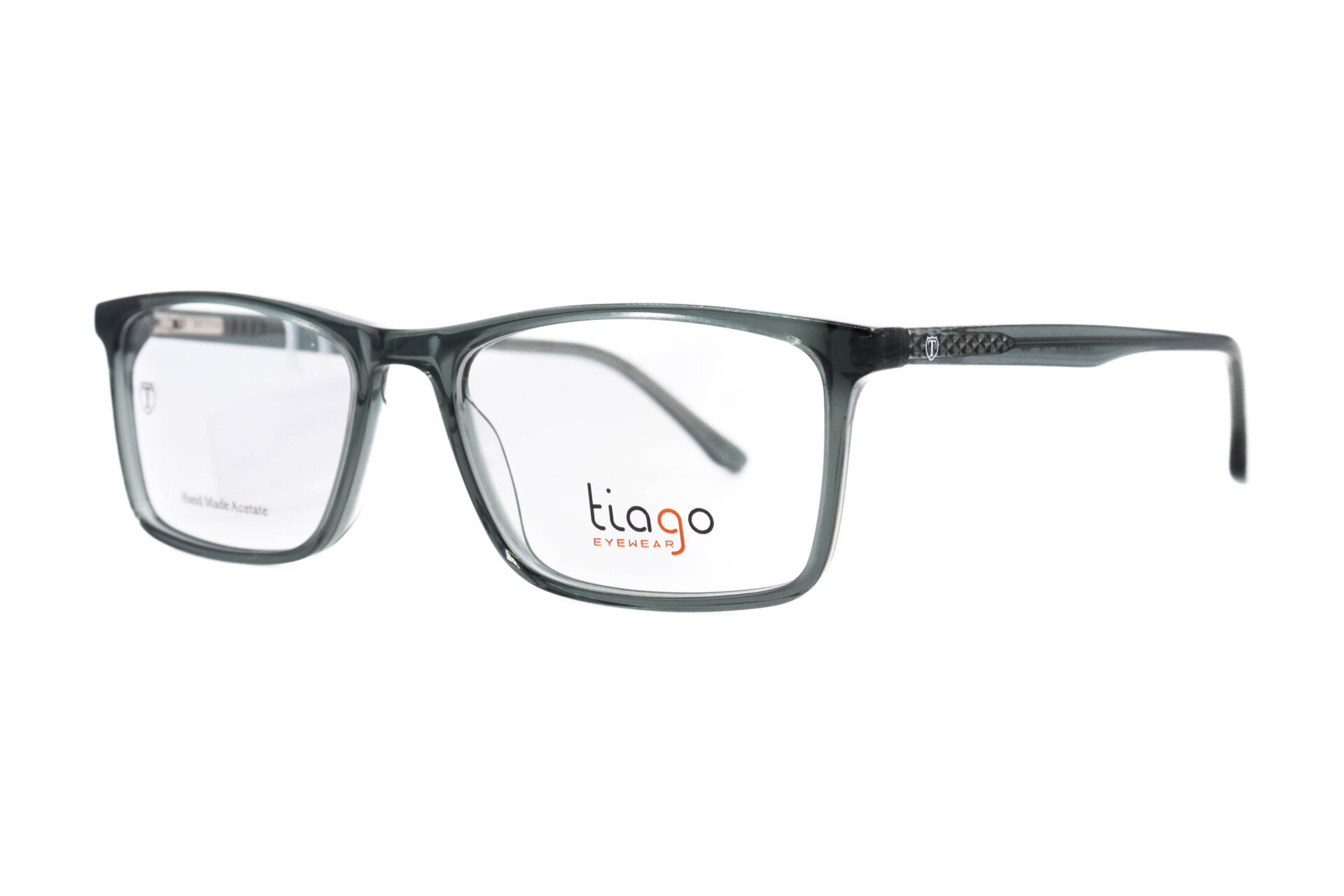 اطار طبي TIAGO للرجال مستطيل لون أخضر - 7305 C2