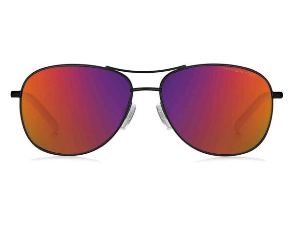 Tommy Hilfiger TH 2023/S 003/MI Black Men Rectangle Sunglasses