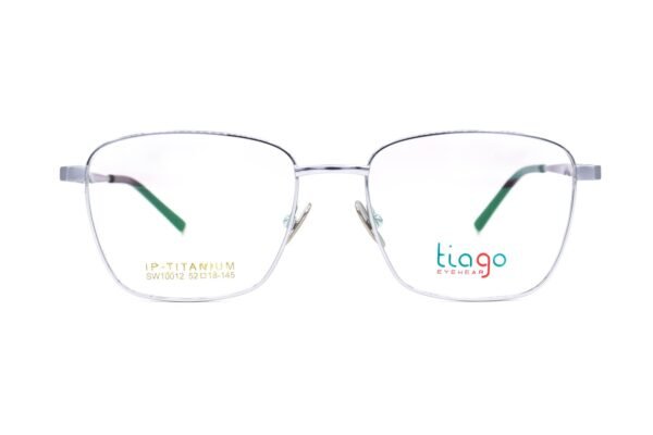 اطار طبي TIAGO للرجال والنساء مربع لون فضي  - SW10012 C2