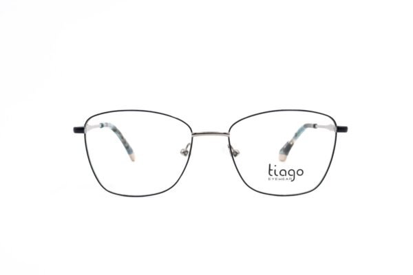 اطار طبي TIAGO للرجال كات آي لون رمادي غامق  - F8111 C6