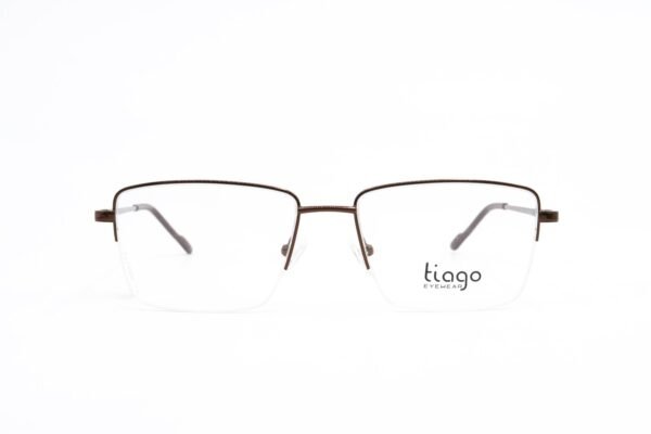 اطار طبي TIAGO للرجال مستطيل لون برونزي  - QM621 C2