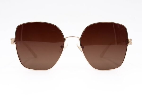 نظارة شمسية TIAGO للنساء كات آي لون أبيض و ذهبي  - R8143 C1