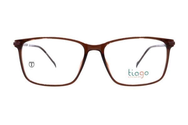 اطار طبي TIAGO للرجال مستطيل لون بني  - IP1047 C3