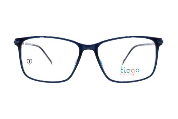 اطار طبي TIAGO للرجال مستطيل لون أزرق داكن  - IP1047 C5