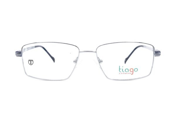 اطار طبي TIAGO للرجال مستطيل لون فضي  - IP4630 C4