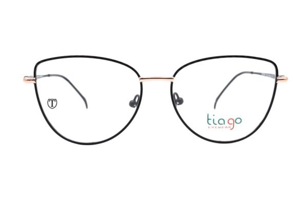 اطار طبي TIAGO للنساء كات آي لون أسود و ذهبي  - IP4671 C1