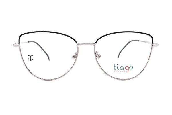 اطار طبي TIAGO للنساء كات آي لون أسود و فضي  - IP4671 C2