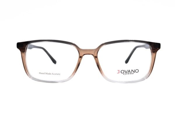 اطار طبي JOVANO للرجال والنساء مستطيل لون تدرجات البني  - 7306 C6