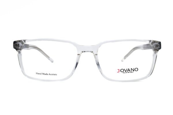 اطار طبي JOVANO للرجال مستطيل لون شفاف - 7495 C6