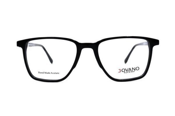 اطار طبي JOVANO للرجال مستطيل لون أسود  - 7542 C1