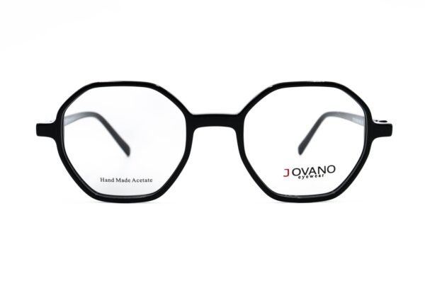 اطار طبي JOVANO للنساء مضلع لون أسود  - 7571 C1