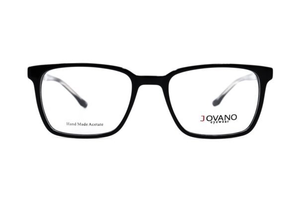 اطار طبي JOVANO للرجال والنساء مستطيل لون أسود  - 7575 C1
