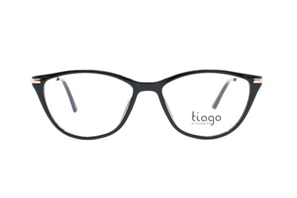 اطار طبي TIAGO للنساء كات آي لون أسود و ذهبي  - RY22625 C1