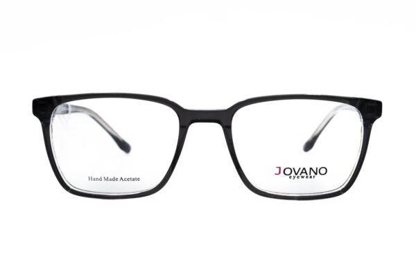 اطار طبي JOVANO للرجال مستطيل لون أسود  - 7575 C5