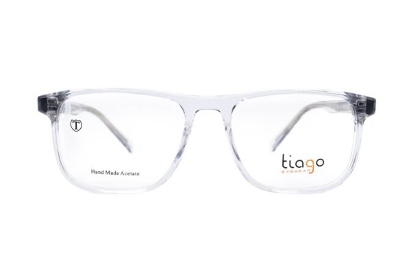 اطار طبي TIAGO للرجال مستطيل لون شفاف - 7363 C5