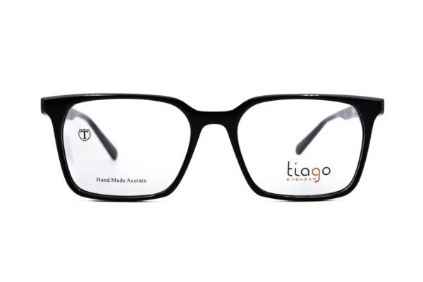 اطار طبي TIAGO للرجال مستطيل لون أسود  - 7367 C1