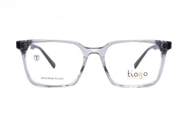 اطار طبي TIAGO للرجال مستطيل لون شفاف - 7367 C2