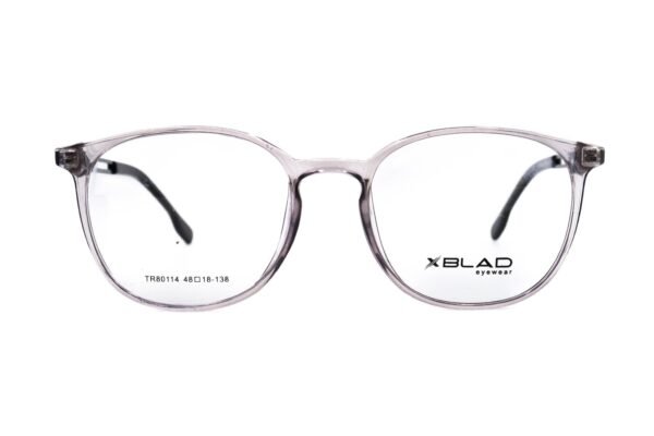 اطار طبي XBLAD للرجال والنساء دائري لون شفاف - TR80114 C4