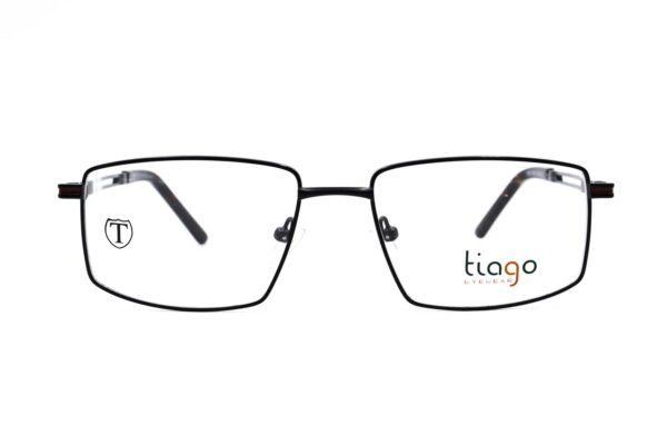 اطار طبي TIAGO للرجال مستطيل لون أسود  - 4555 C1
