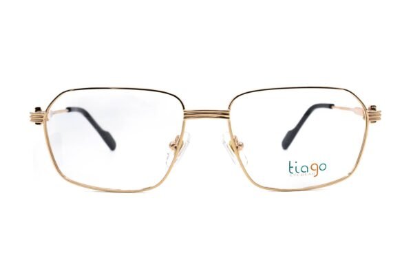 اطار طبي TIAGO للرجال مستطيل لون ذهبي  - CT0445O C1