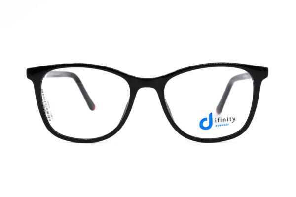 اطار طبي DIFINITY للأطفال مستطيل لون أسود  - HB8014 C1