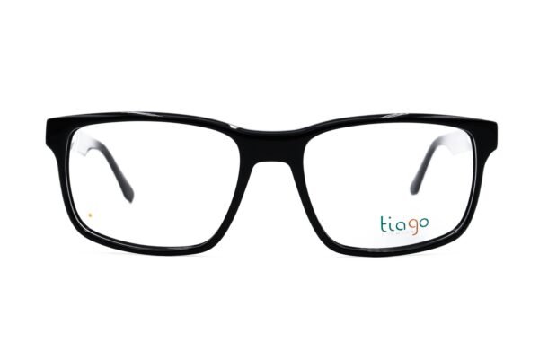 اطار طبي TIAGO للرجال مستطيل لون أسود  - 4544 C1