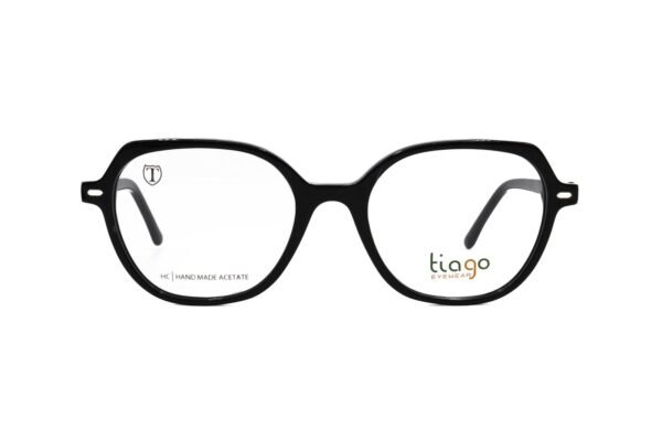 نظارة طبية مع عدسات شمسي TIAGO للنساء مربع لون أسود  - C2403 C1