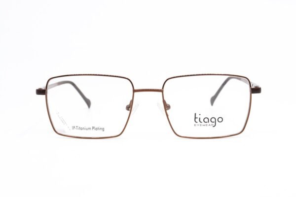 اطار طبي TIAGO للرجال مربع لون برونزي  - SV01006 C5