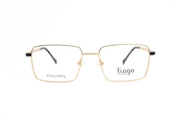 اطار طبي TIAGO للرجال مربع لون ذهبي  - SV01006 C2